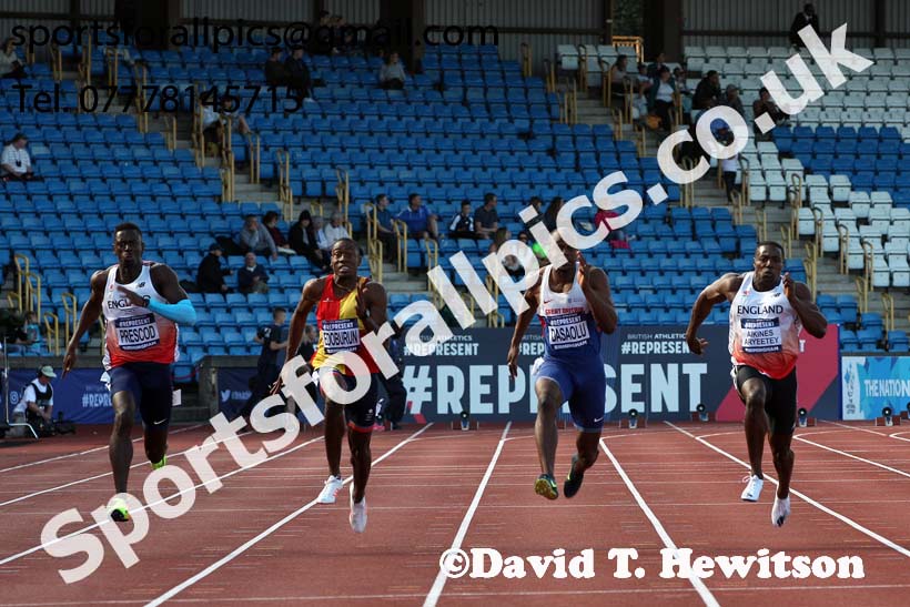 Mens 100 metres, World Championship Team Trials, Alexander Stadium, Birmingham
